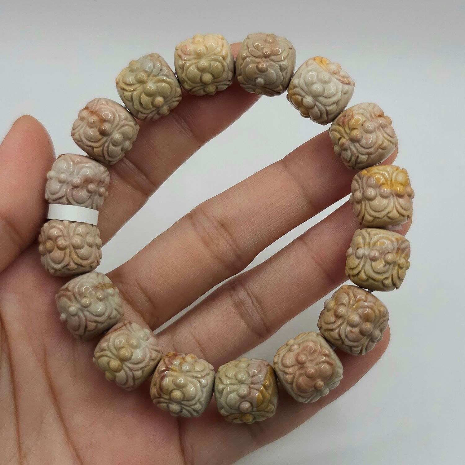 Natural Alashan Agate Infinity