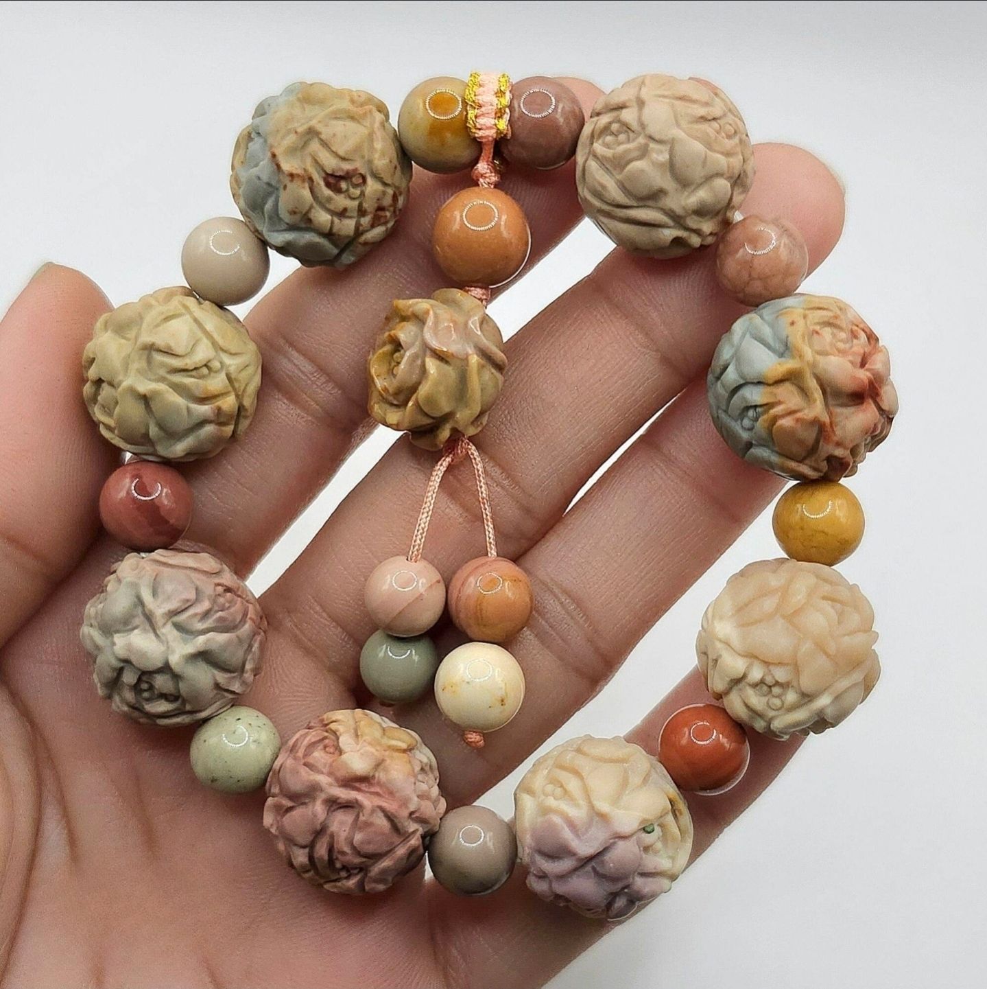 Natural Alashan Agate Flower