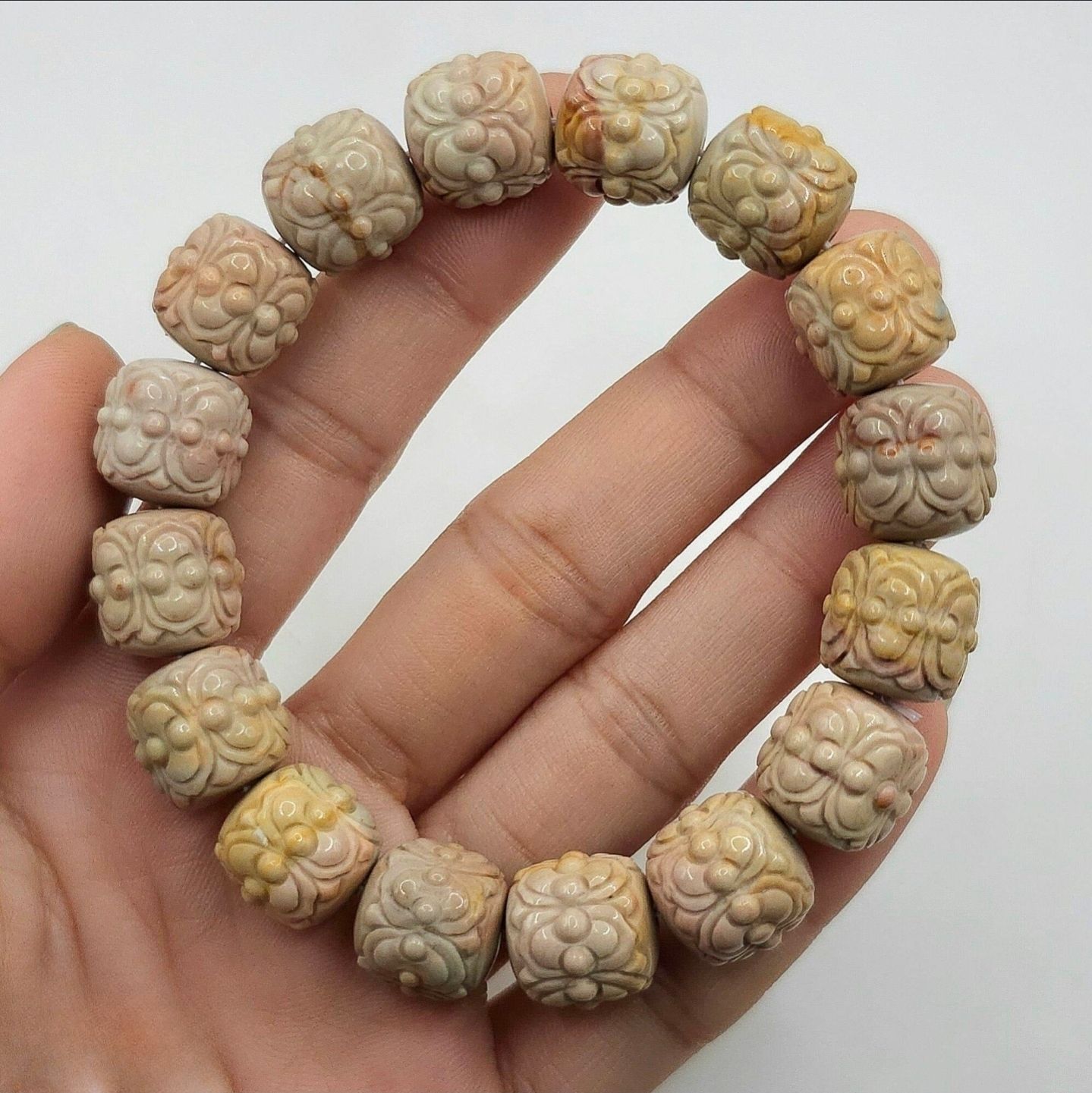 Natural Alashan Agate Infinity