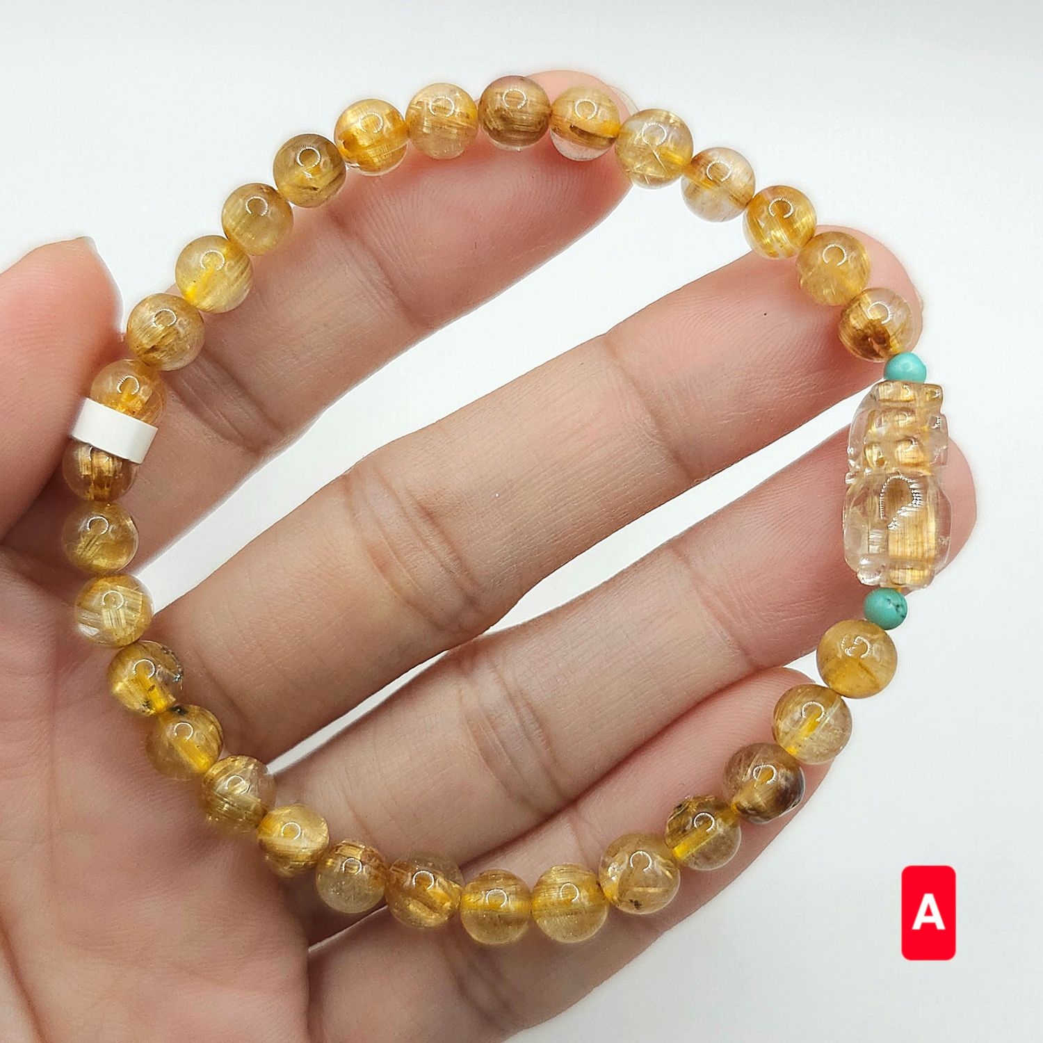 Natural Golden Ruti with Pixiu