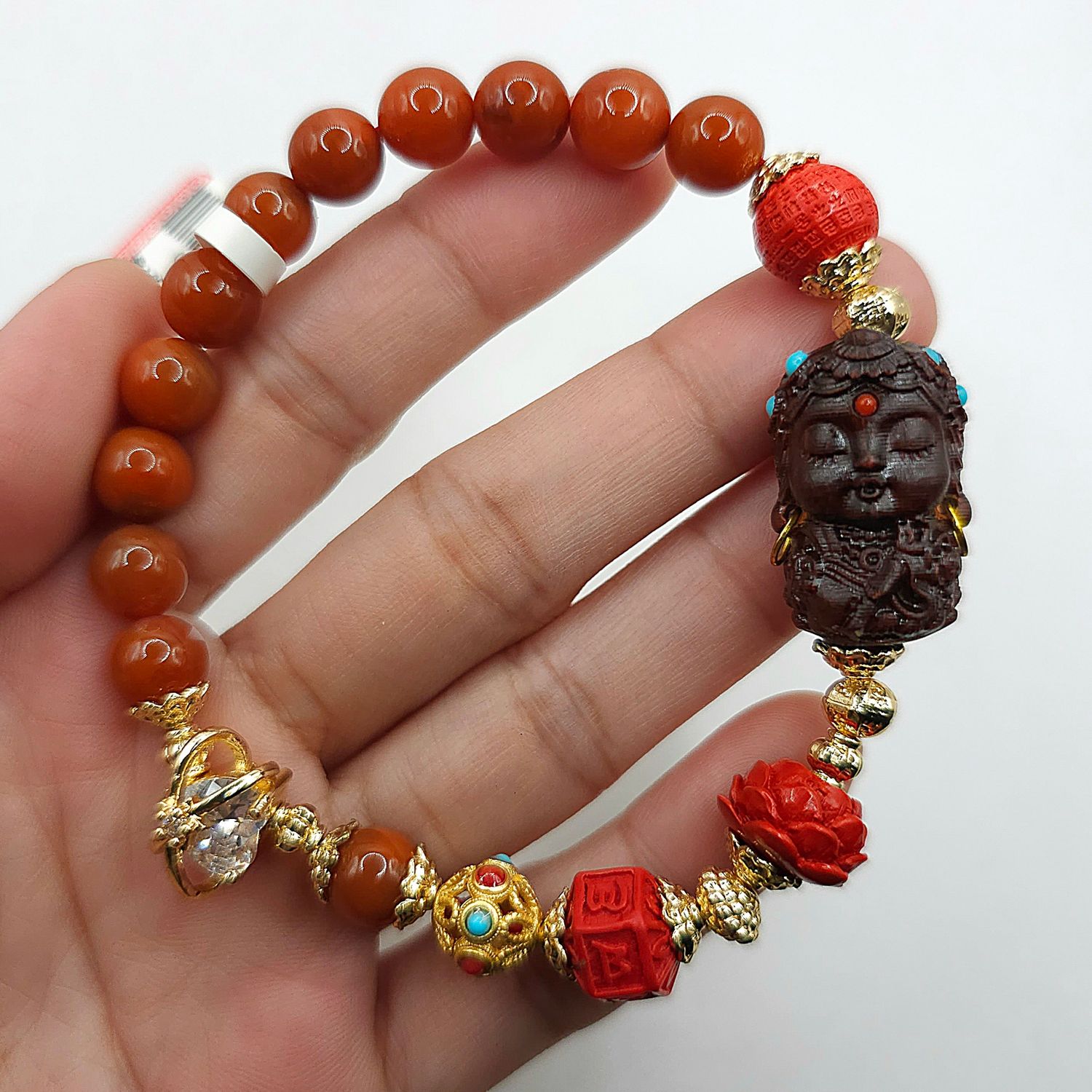 Natural Nanhong x Cinnabar x Guanyin Sandalwood