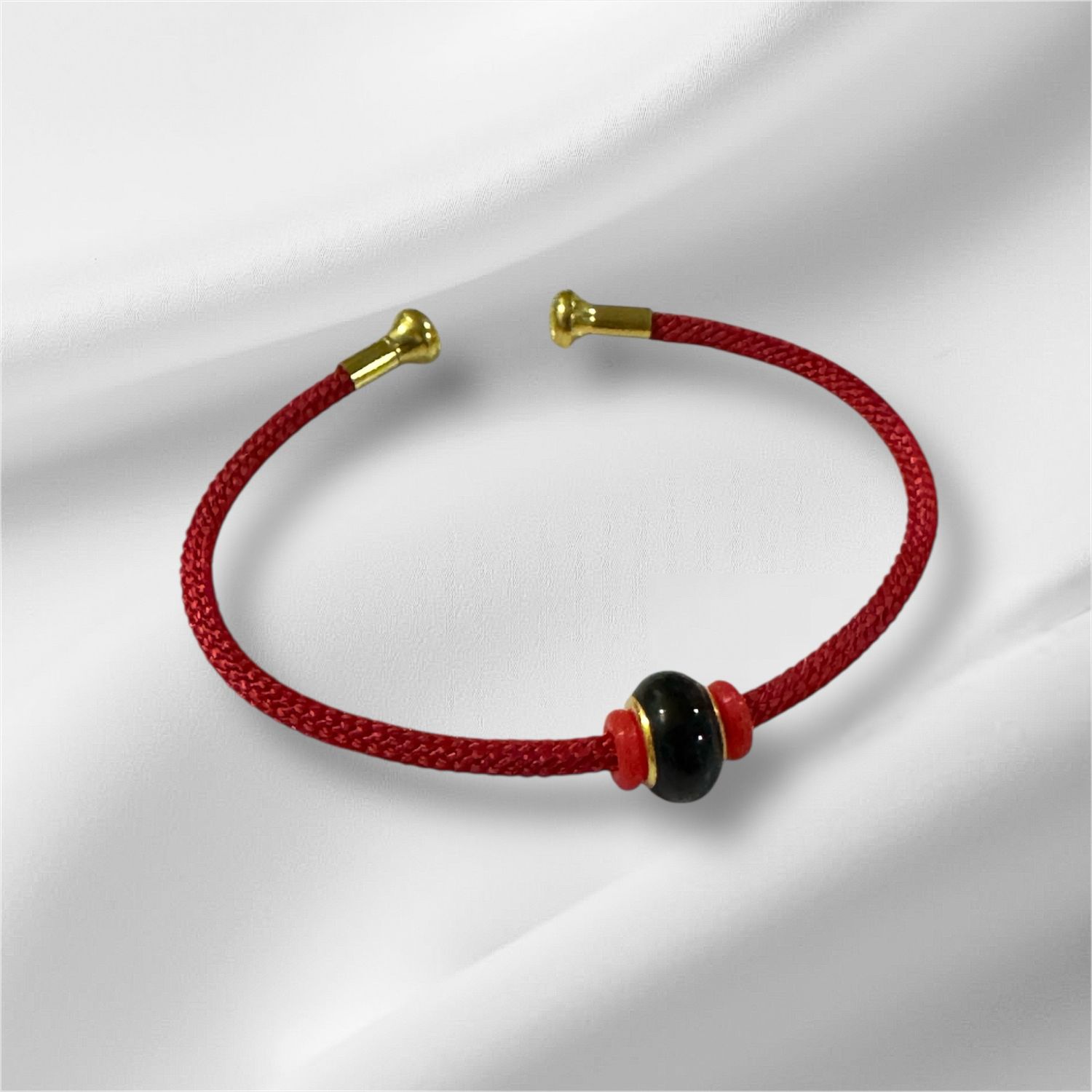 Natural Hetian Jade - 24 Karat Gold Inlaid