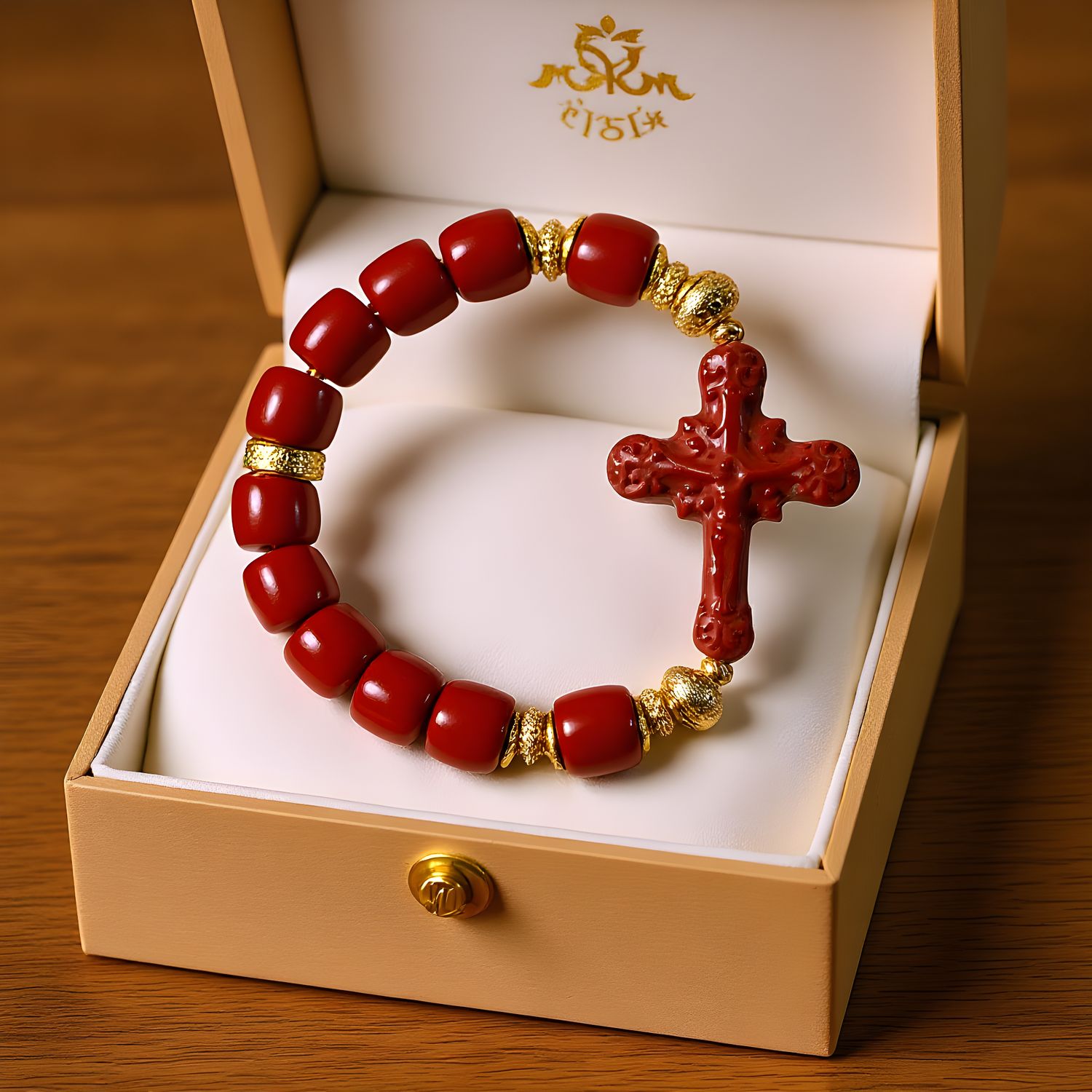 Natural Nanhong with Crucifix