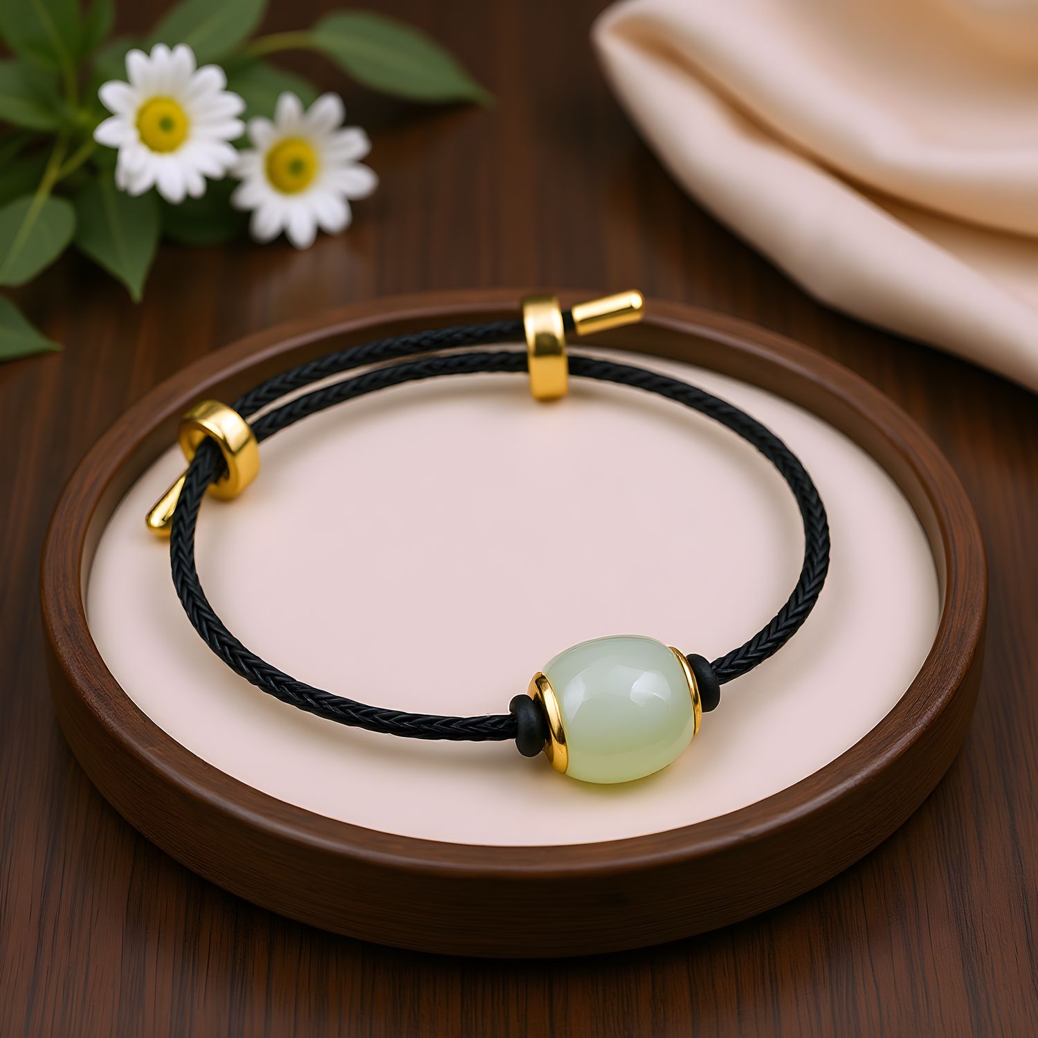 Natural Hetian Jade Bracelet 24K