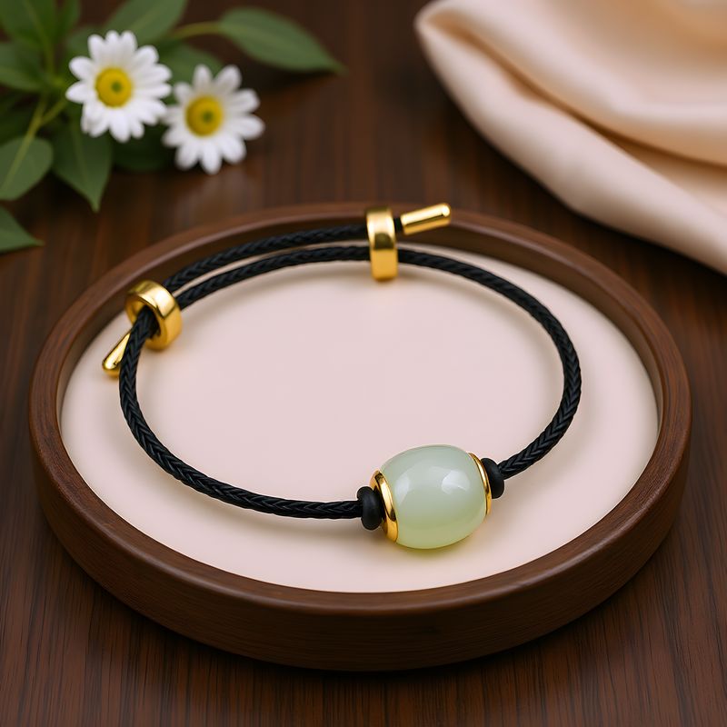 Natural Hetian Jade Bracelet 24K