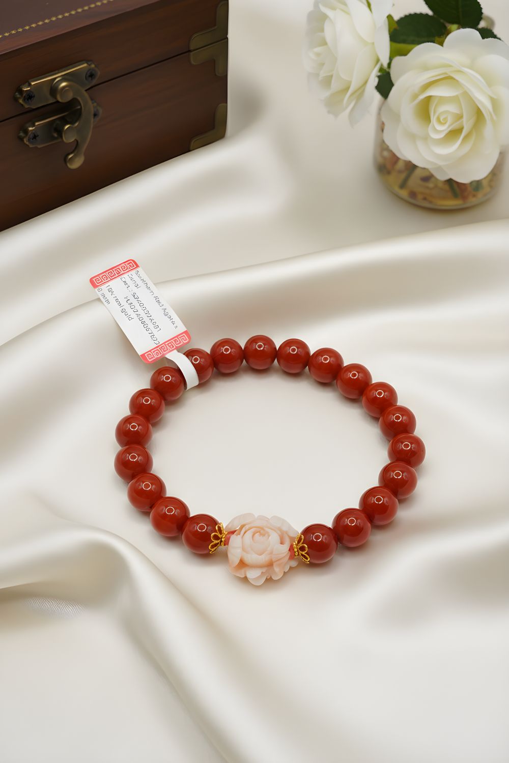 Natural Southern Red Nanhong x Coral - 18k