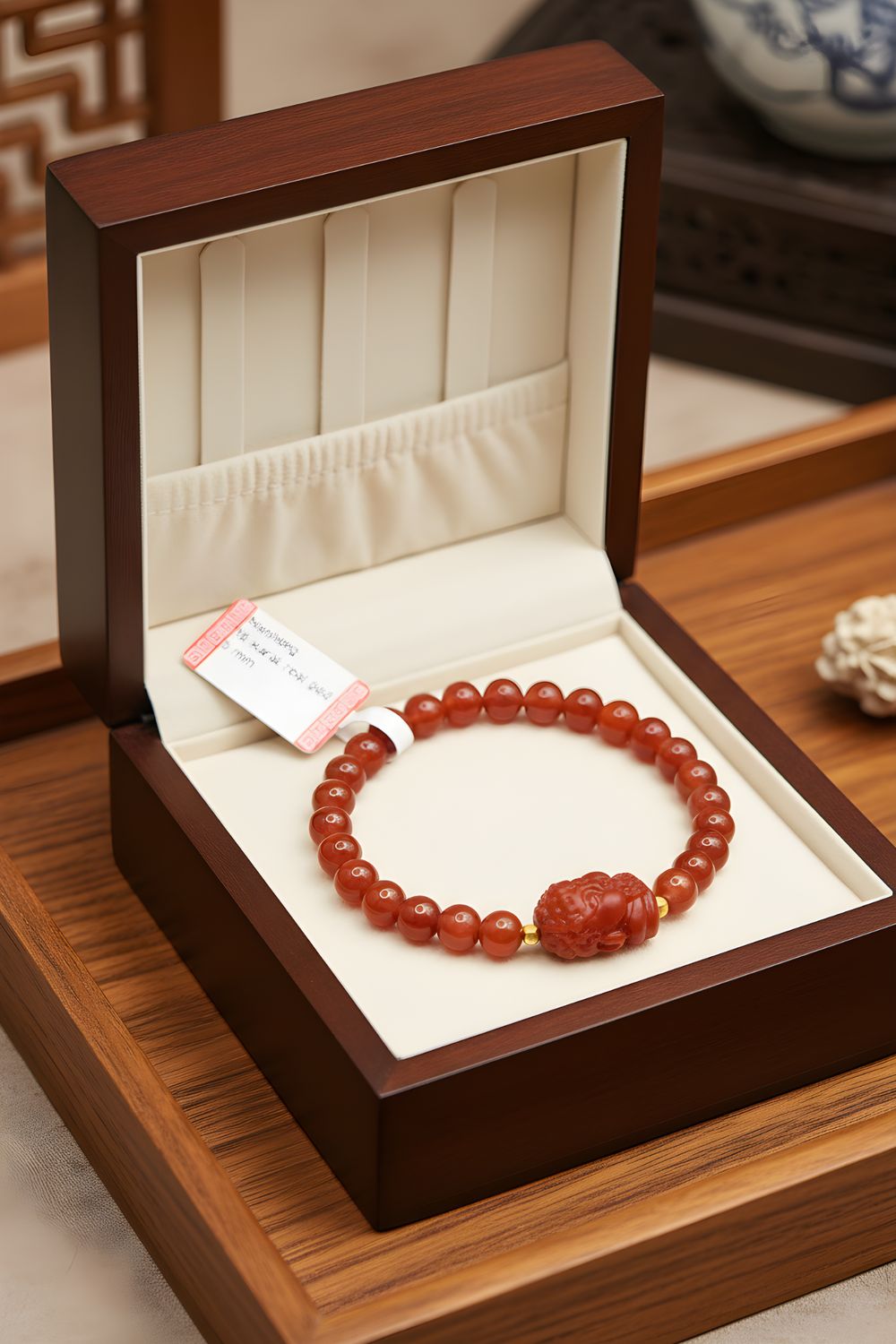 Natural Nanhong with Buddha - 18k