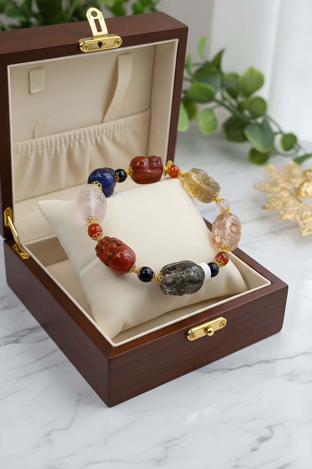 Natural Duo Bao Pixiu - 18K