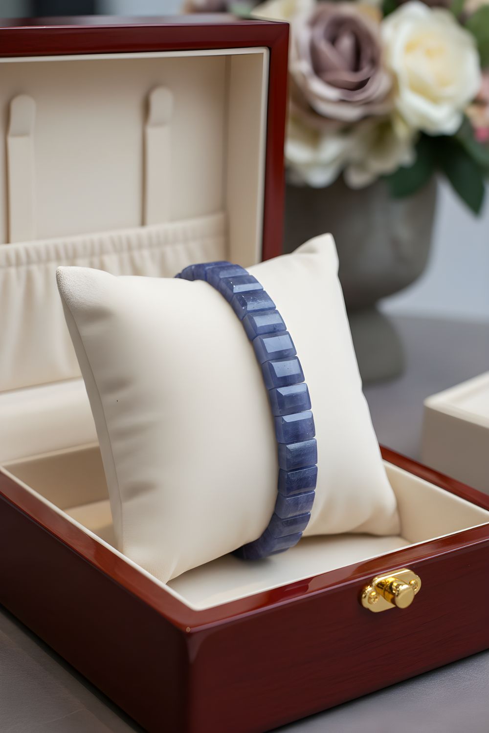 Natural Tanzanite Soft Bangle