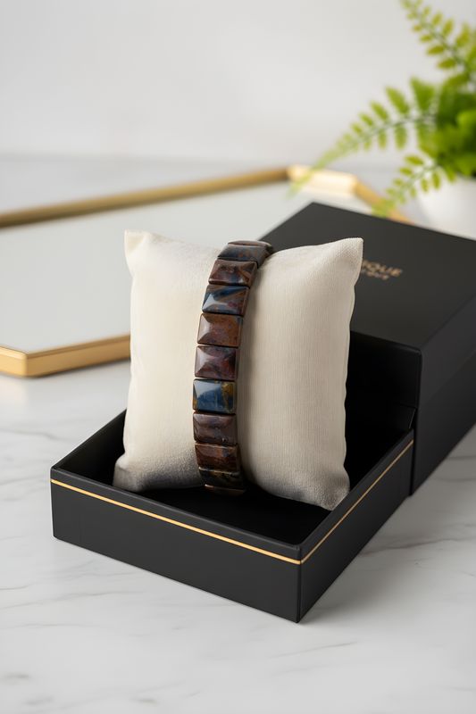 Natural Pietersite Soft Bangle