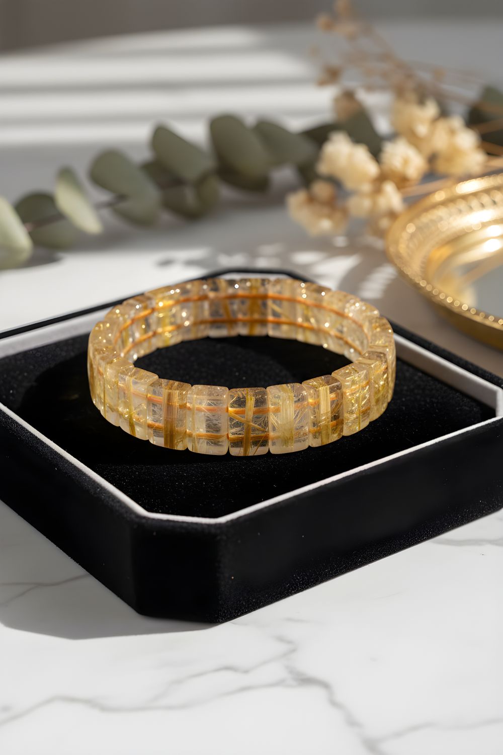 Natural Golden Ruti Soft Bangle