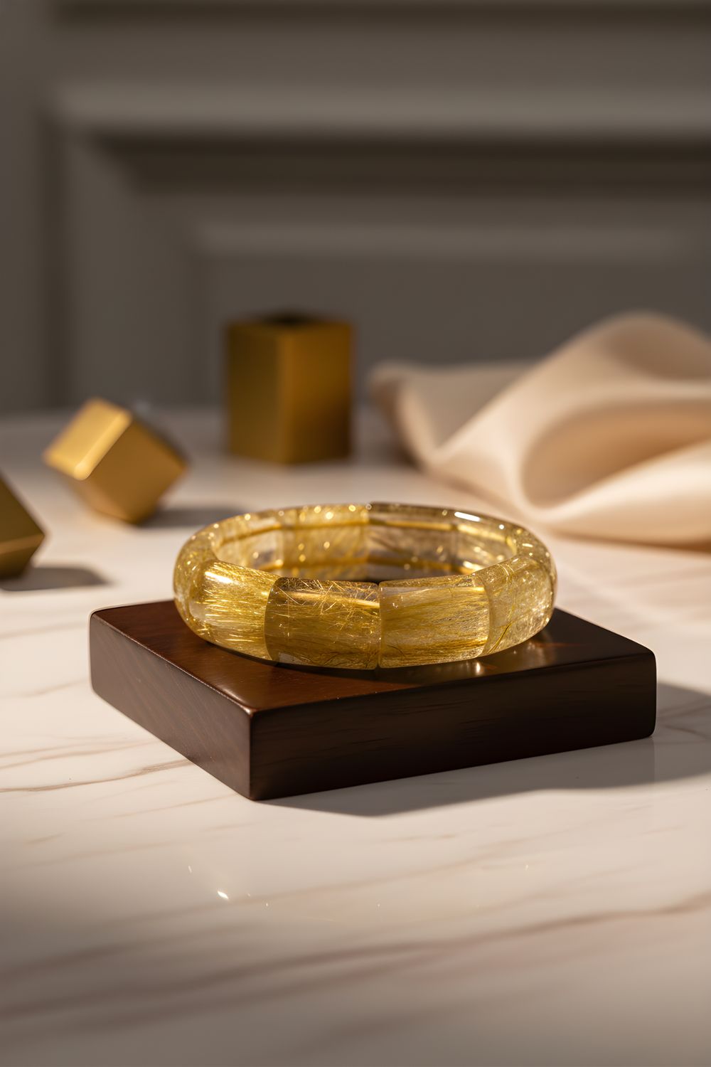 Natural Golden Ruti Soft Bangle