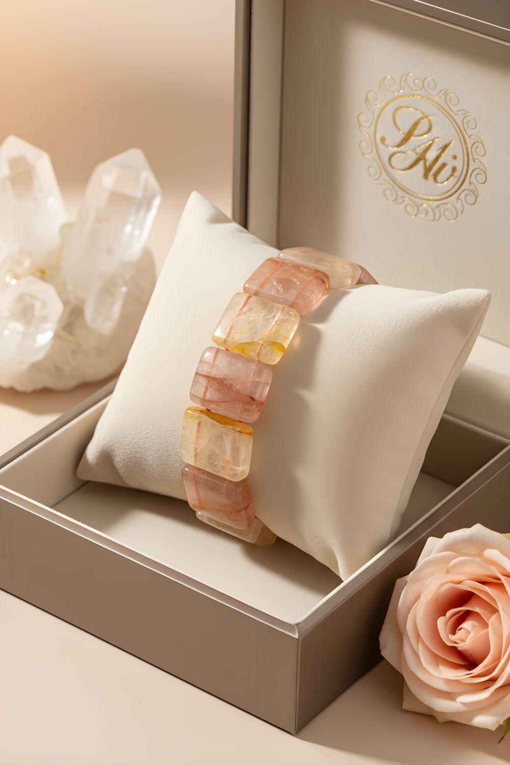 Natural Golden Healer Soft Bangle