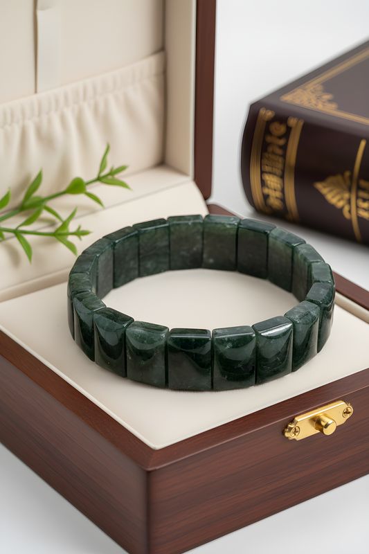 Natural Green Ruti Soft Bangle