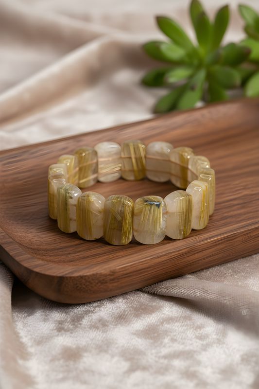 Natural Golden Ruti Soft Bangle