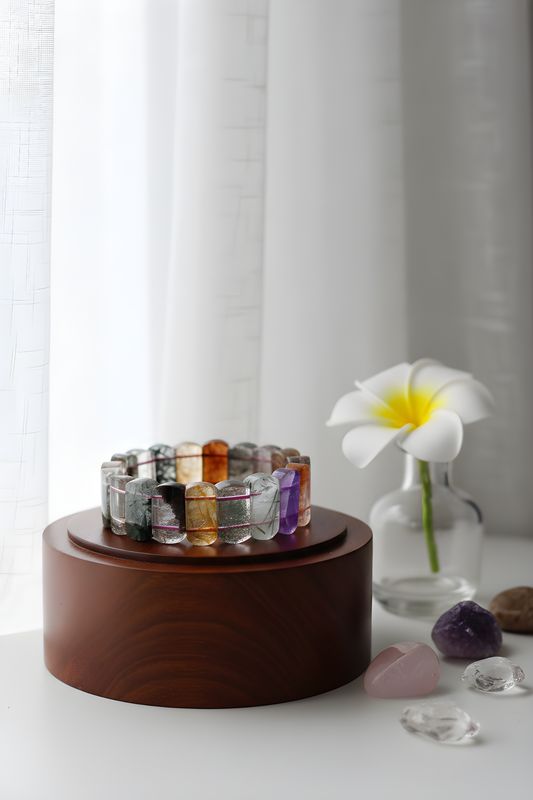 Natural Super 7 Soft Bangle