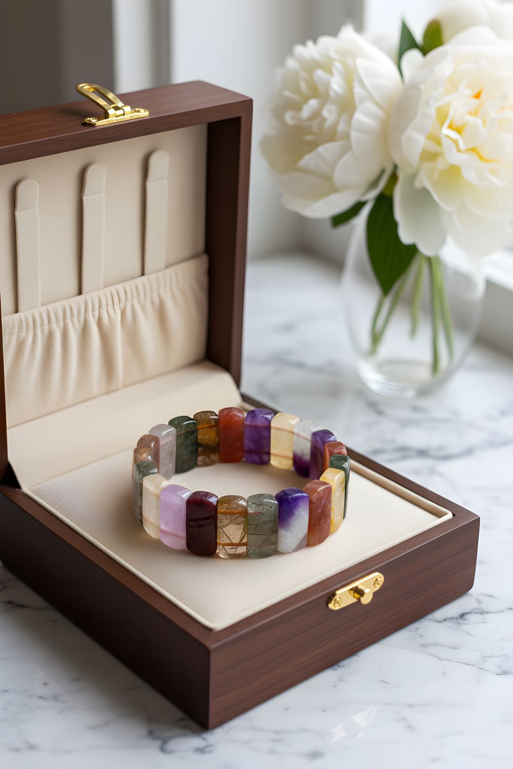 Natural Super 7 Soft Bangle