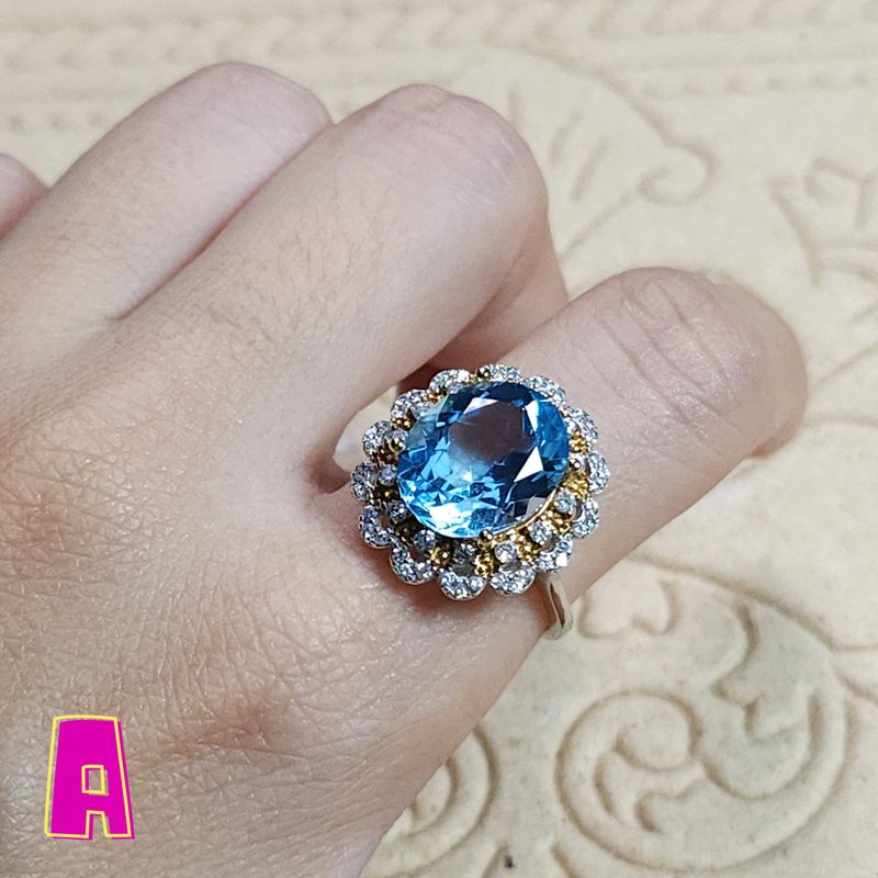 Natural Topaz Ring