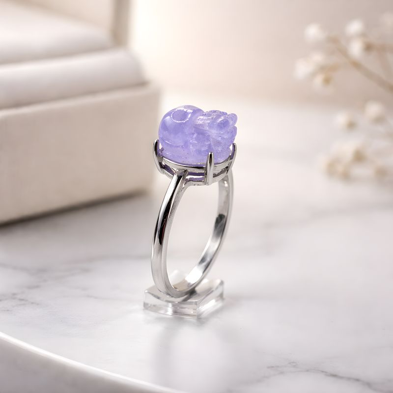 Natural Tanzanite Pixiu Ring