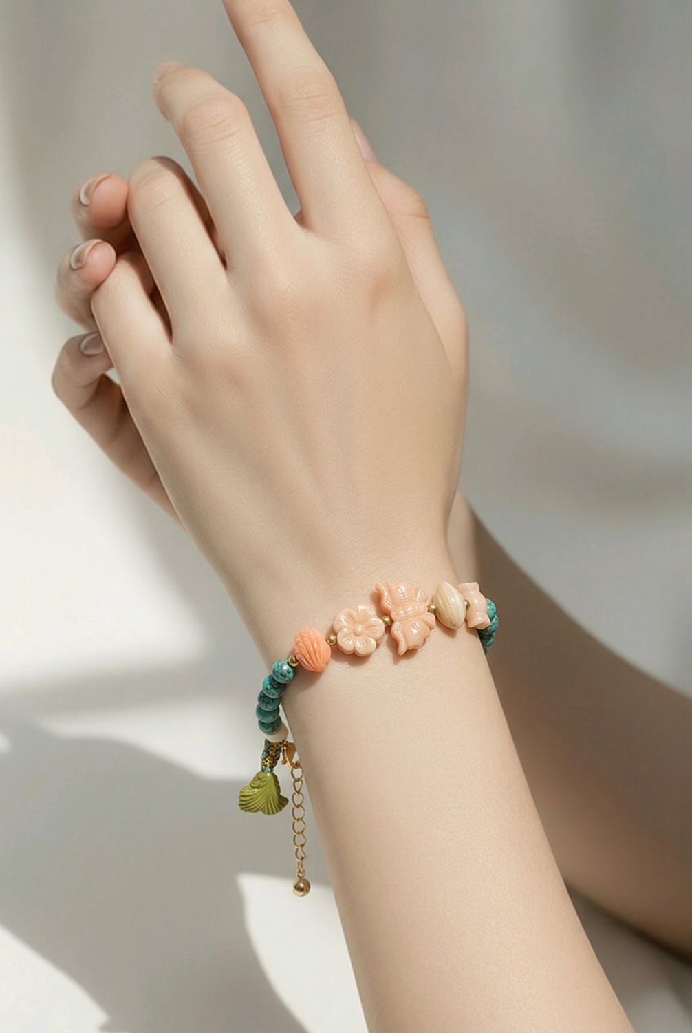 Natural Turquoise &amp; Coral All In One