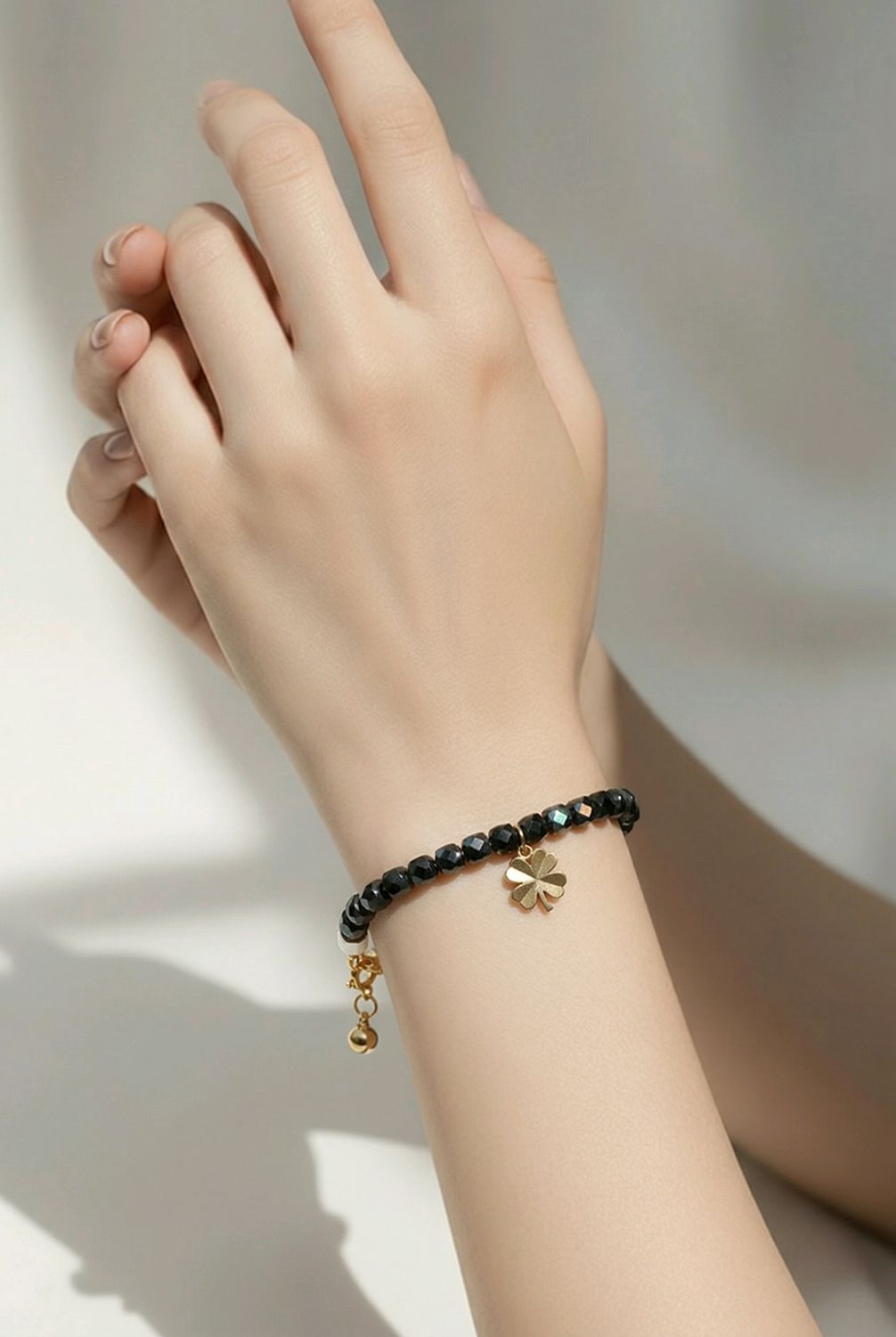 Natural Spinel with Clover