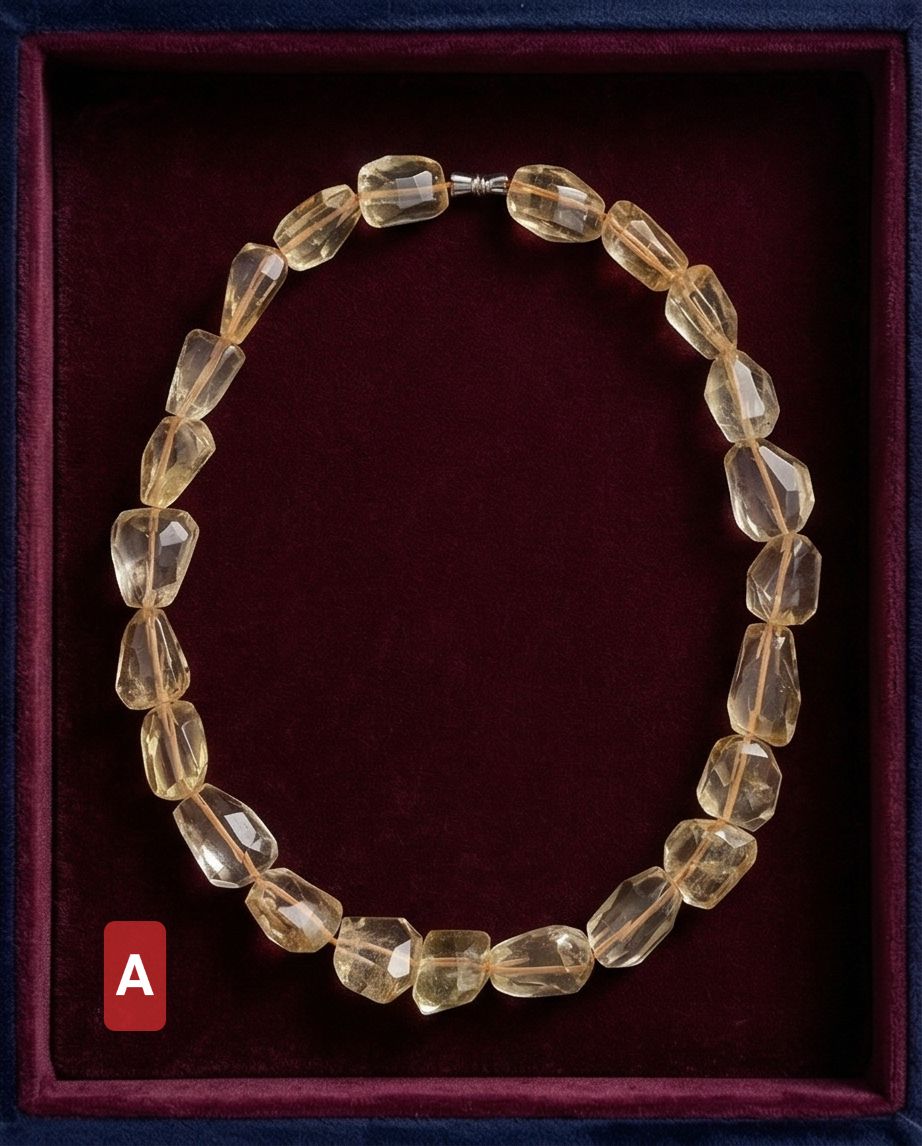 Natural Citrine Necklace