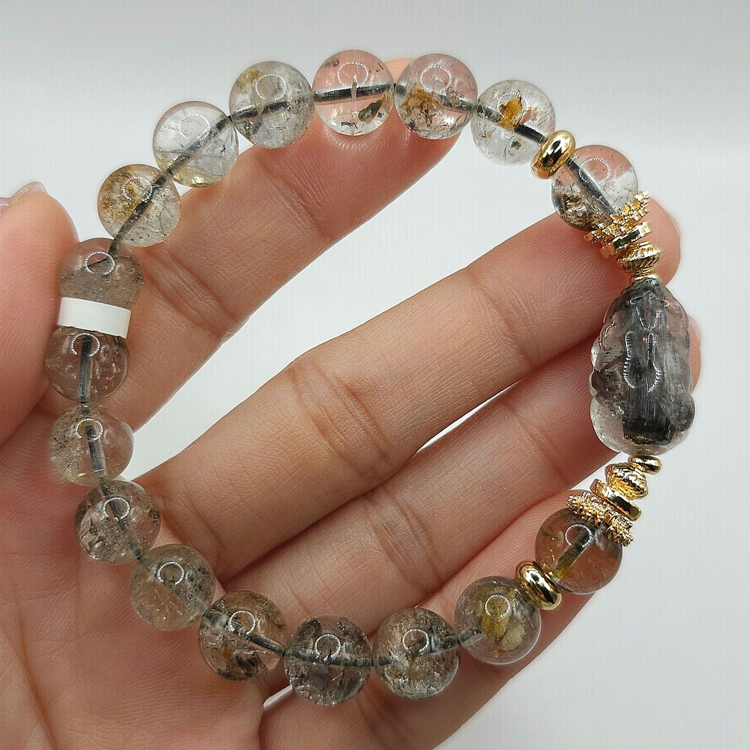 Natural Herkimer x Pixiu Garden Phantom