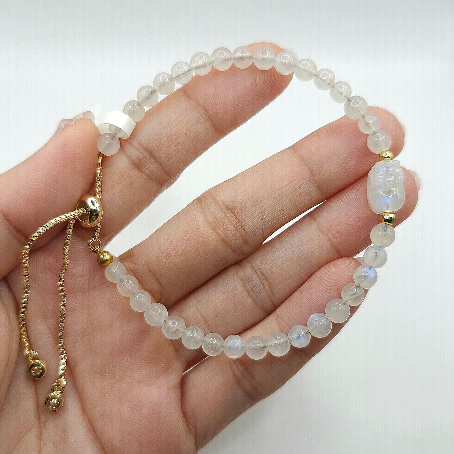 Natural Moonstone with Pixiu