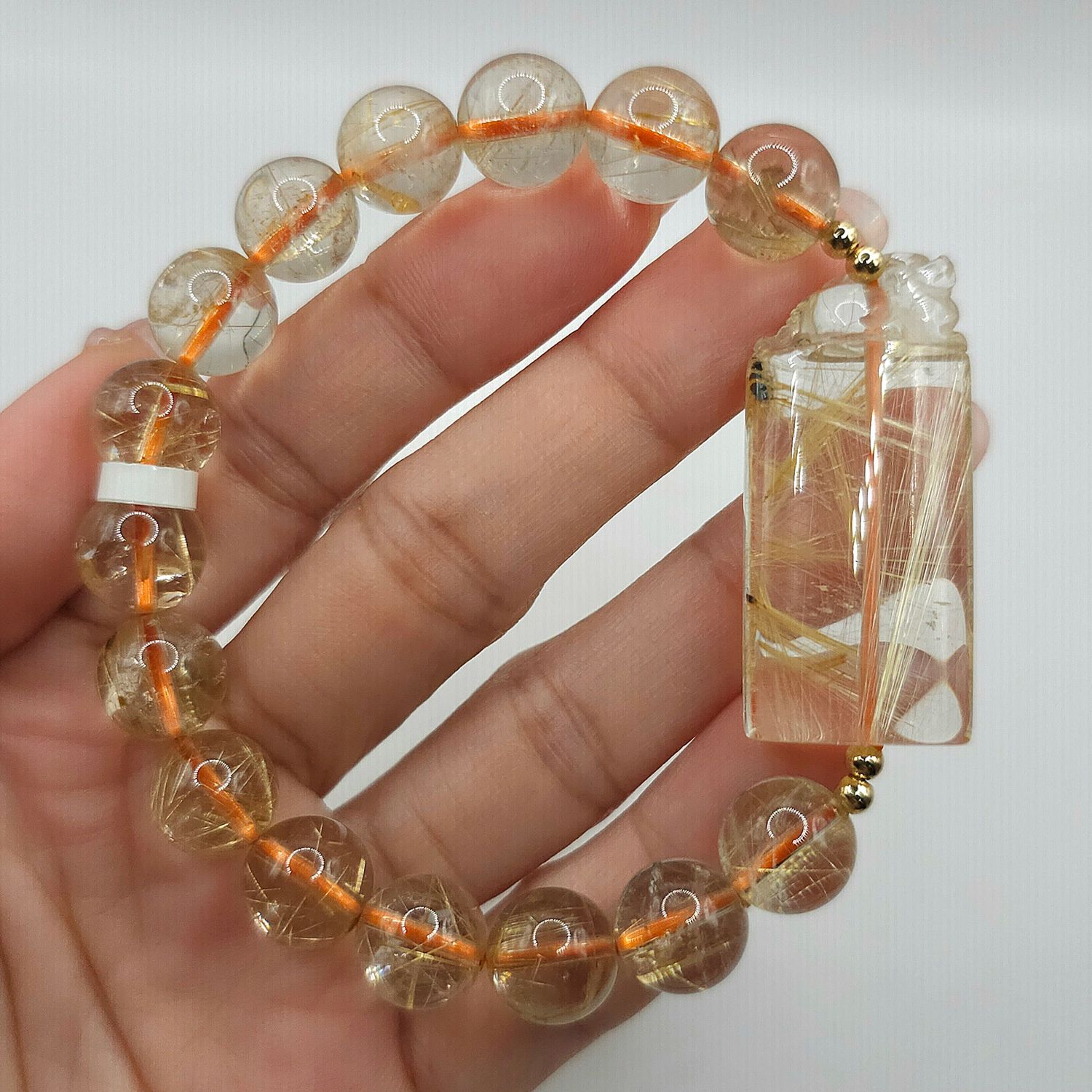 Natural Golden Ruti with Pixiu