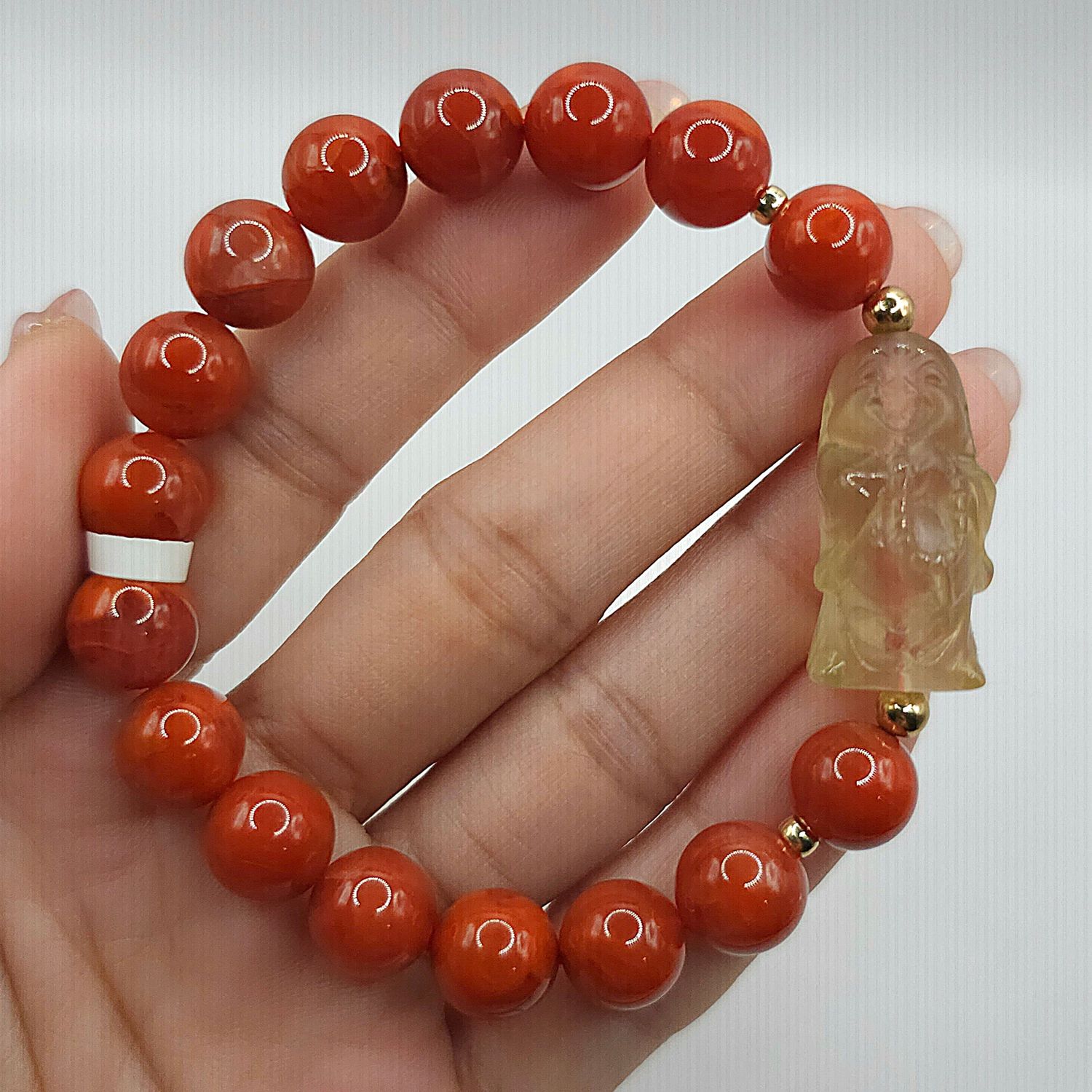 Natural Nanhong x Buddha Citrine