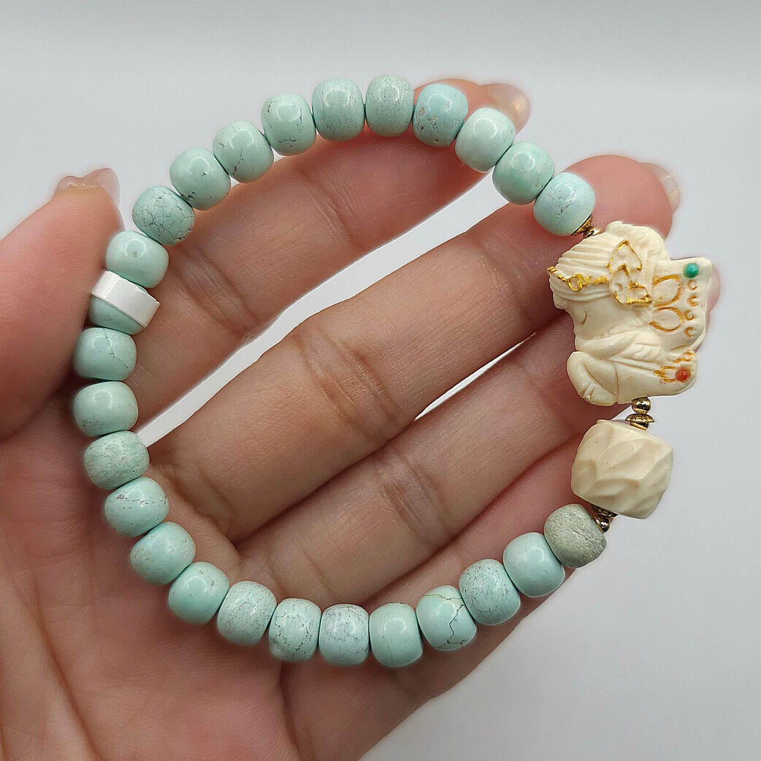 Natural Turquoise x Fairy Ivory Mammoth