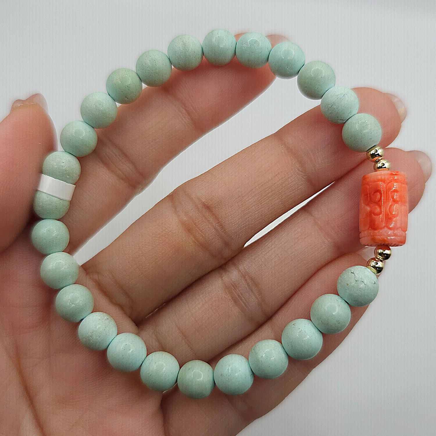 Natural Turquoise x Lucky Turn Coral