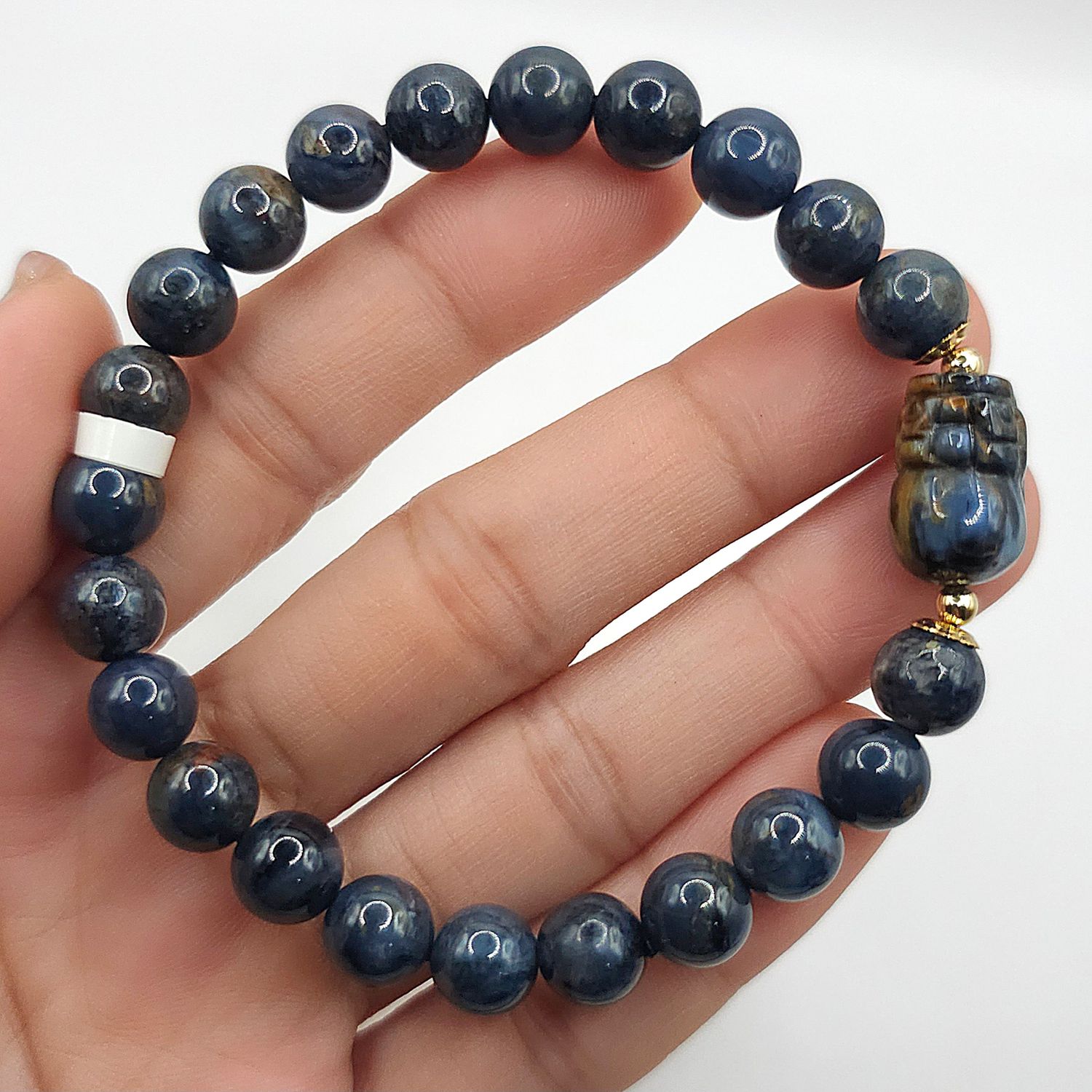 Natural Pietersite with Pixiu