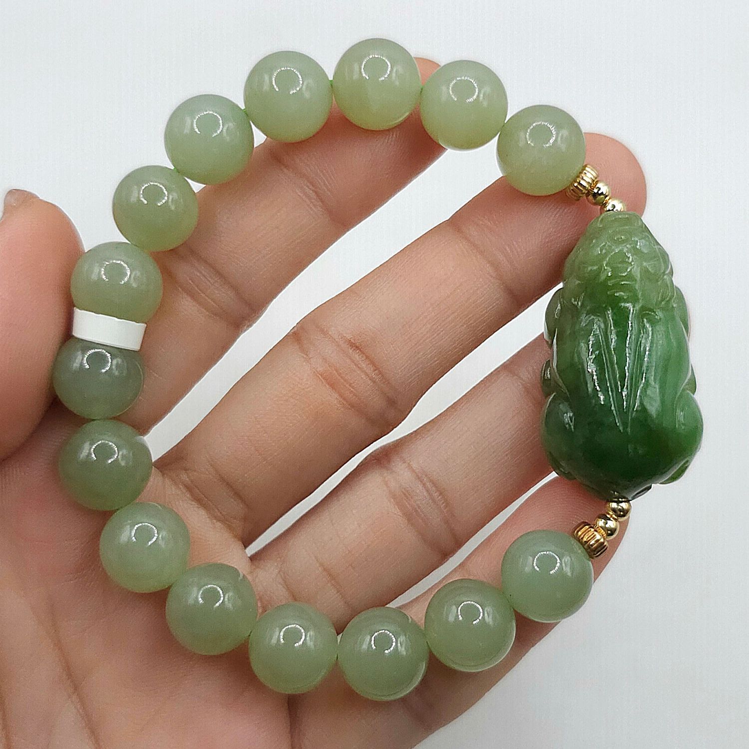 Natural Hetian Jade with Pixiu