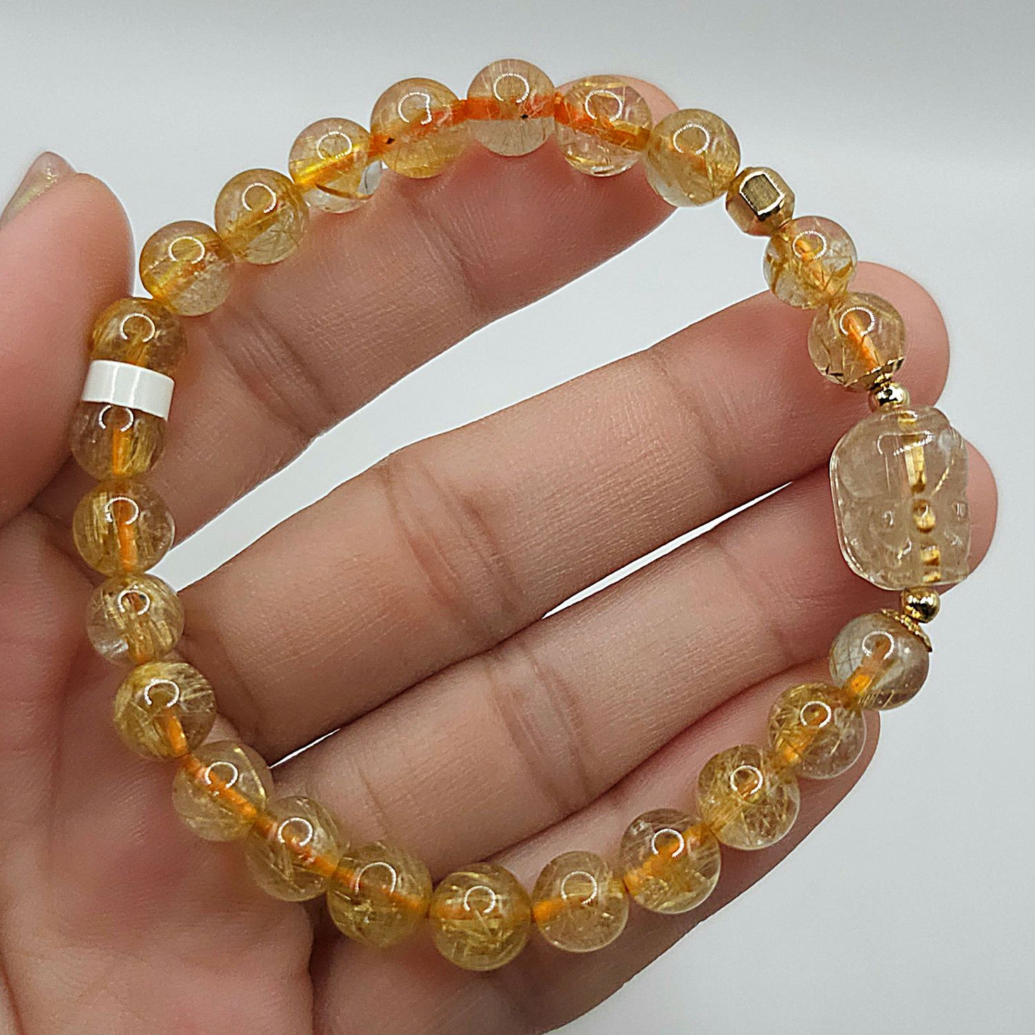 Natural Golden Ruti with Pixiu