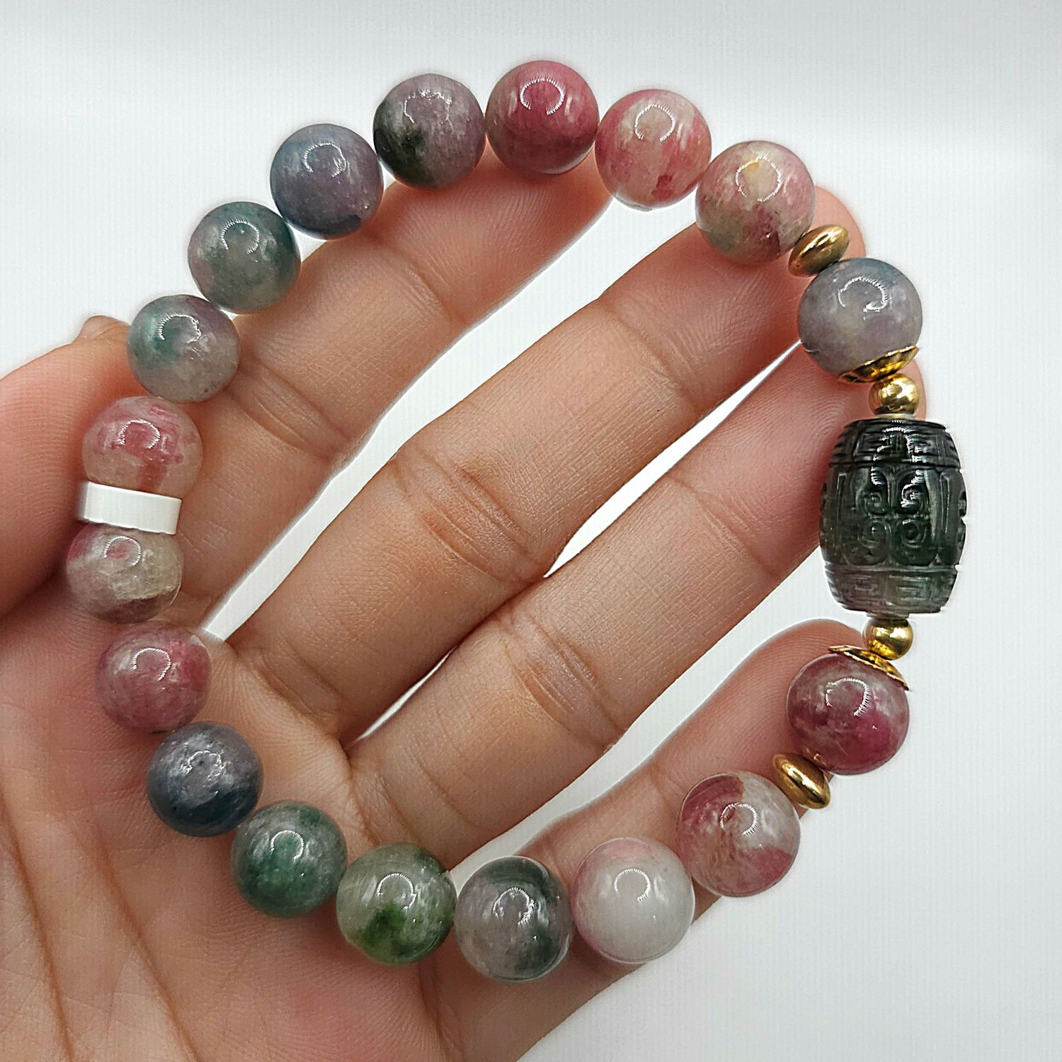 Natural Tourmaline with Lucky Turn