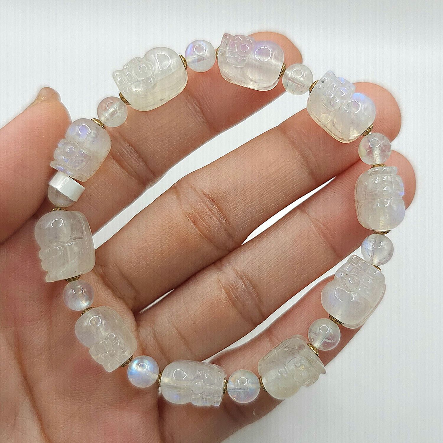Natural Pixiu Blue Moonstone