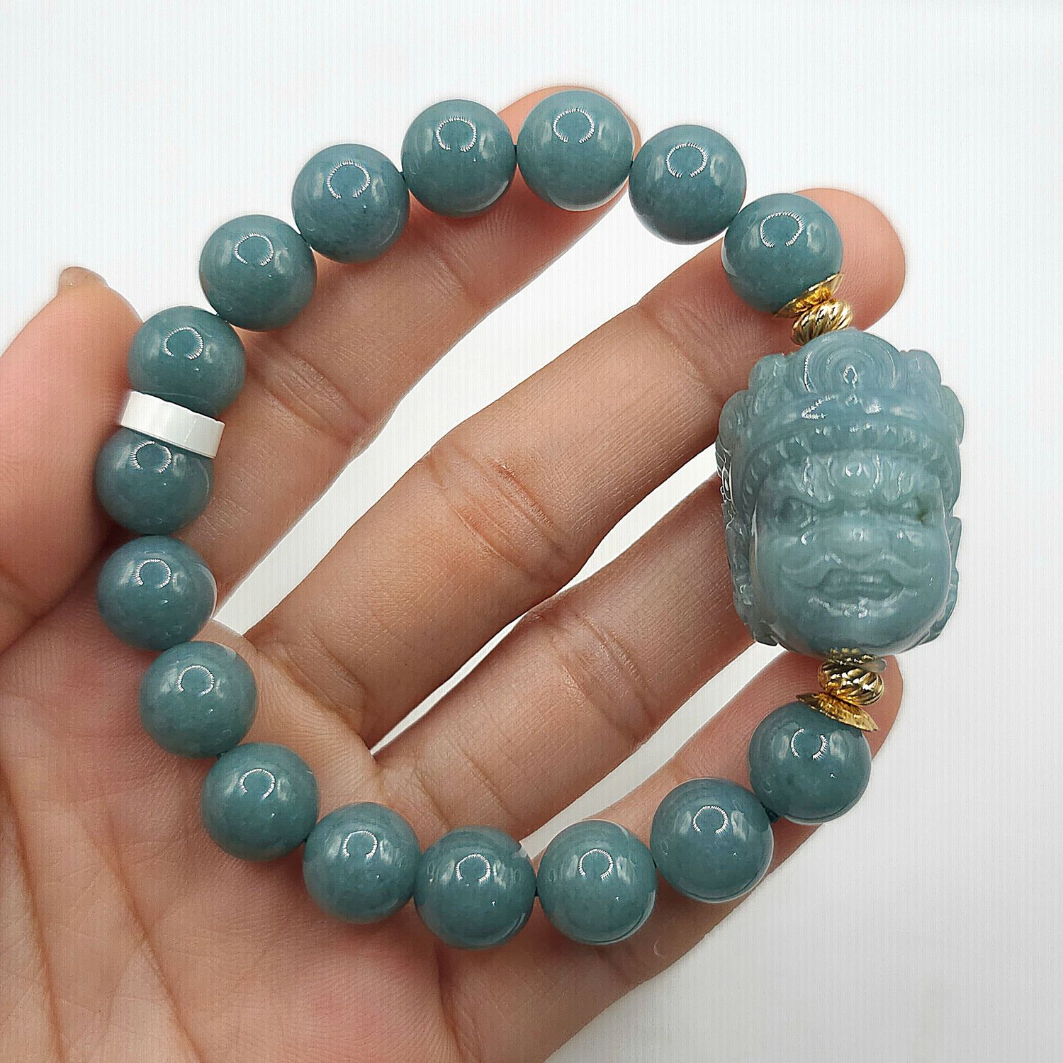 Natural Blue Water with Cai Shen ( God of Wealth )