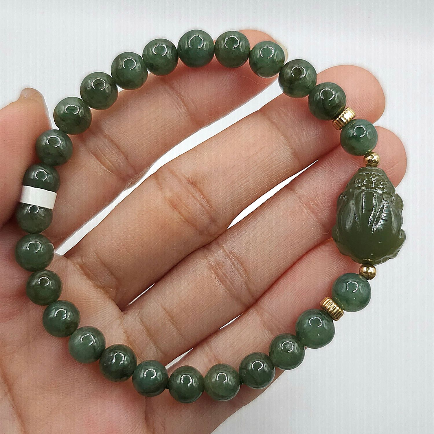 Natural Hetian Jade with Pixiu