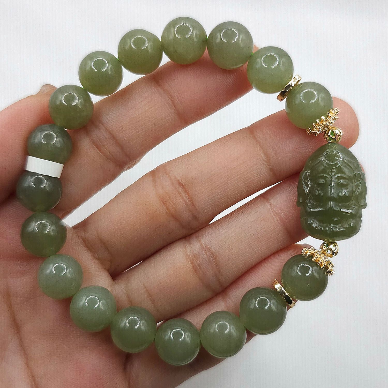 Natural Hetian Jade with Ganesha