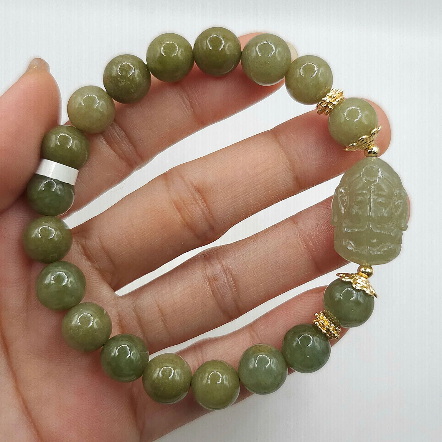 Natural Hetian Jade with Ganesha
