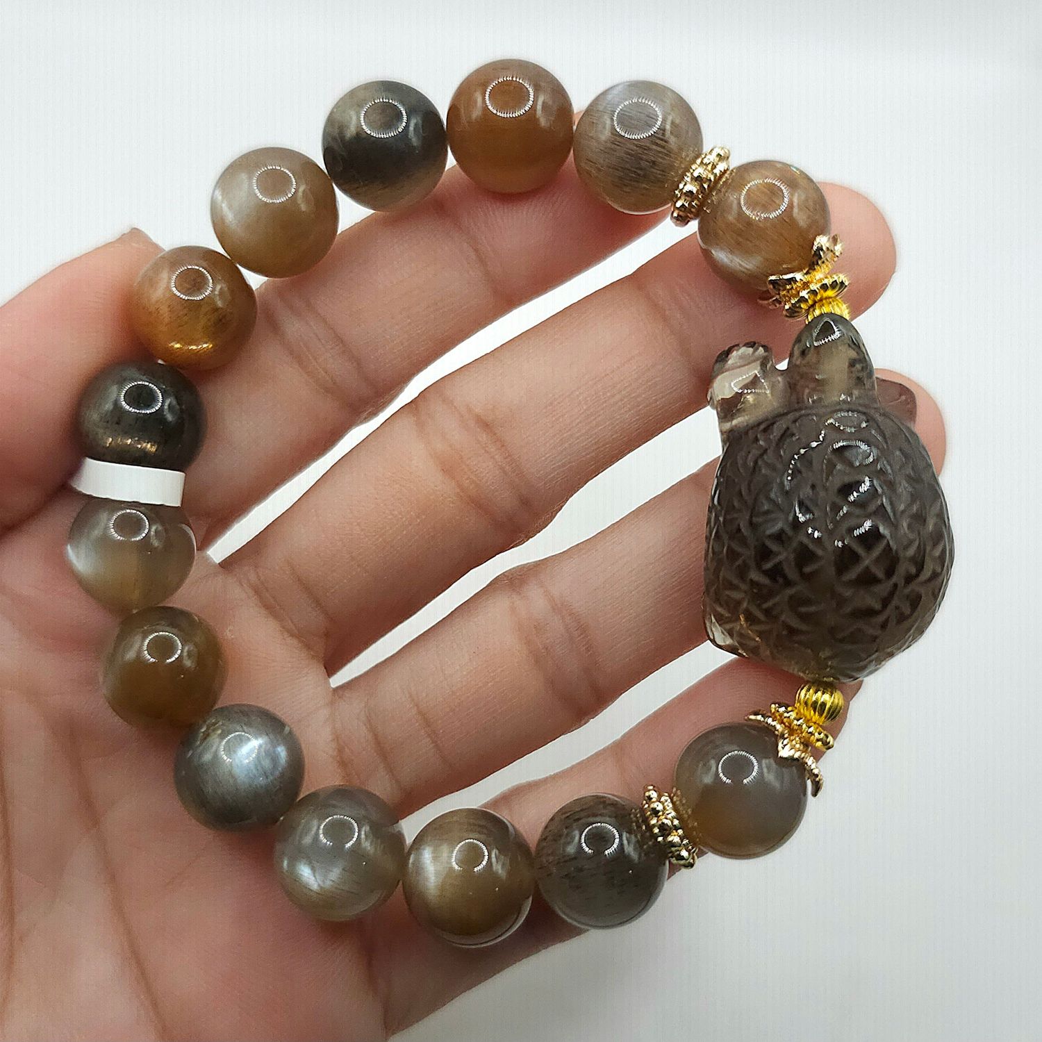 Natural Gugan x Money Turtle Smoky Quartz