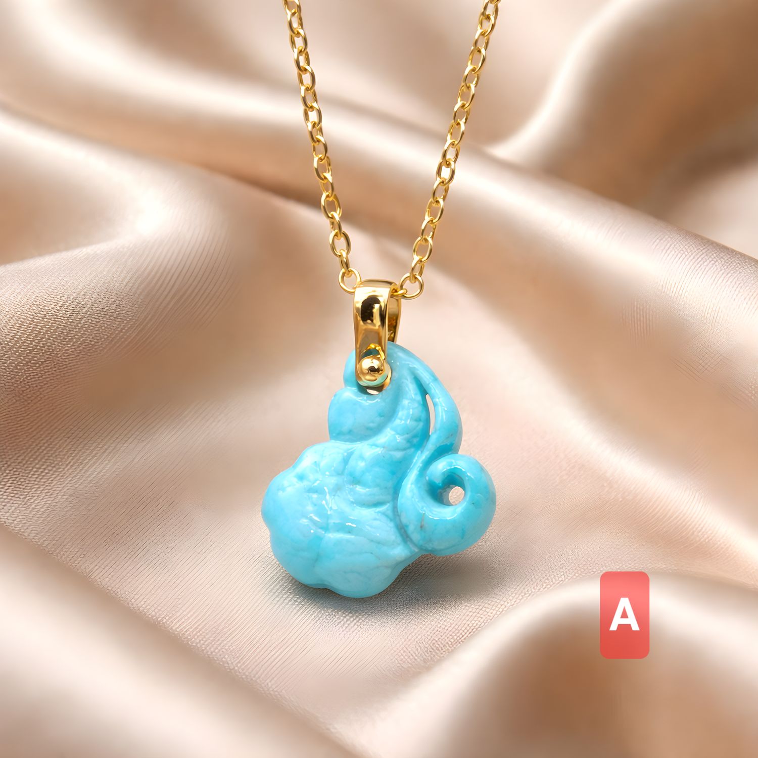 Natura Turquoise Ruyi Necklace