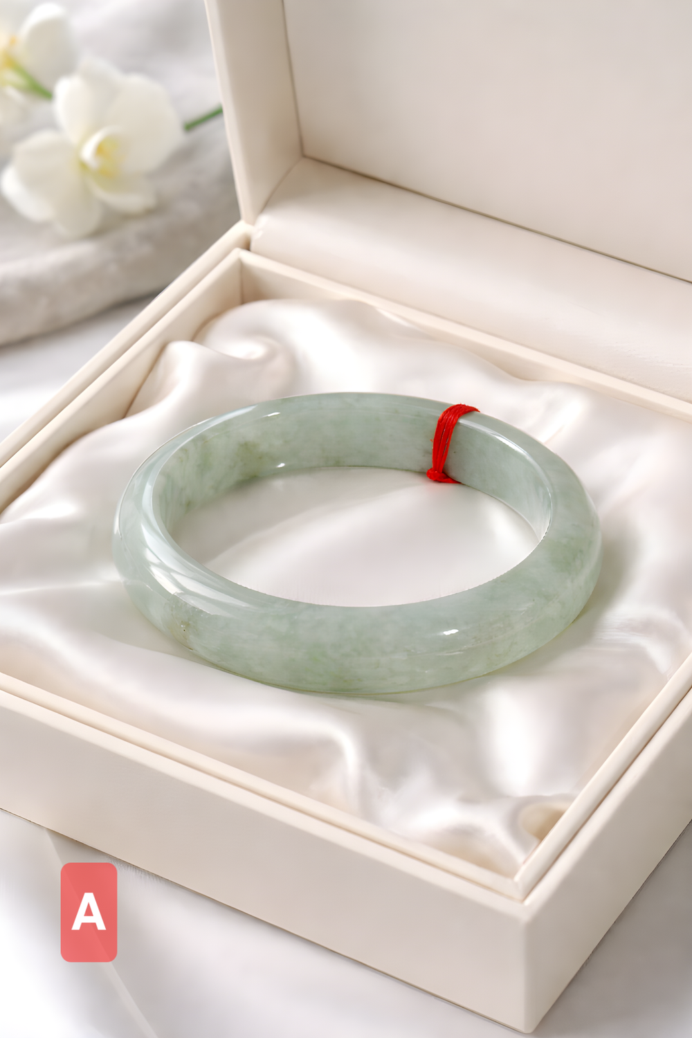 Natural Burma Jade Solid Bangle
