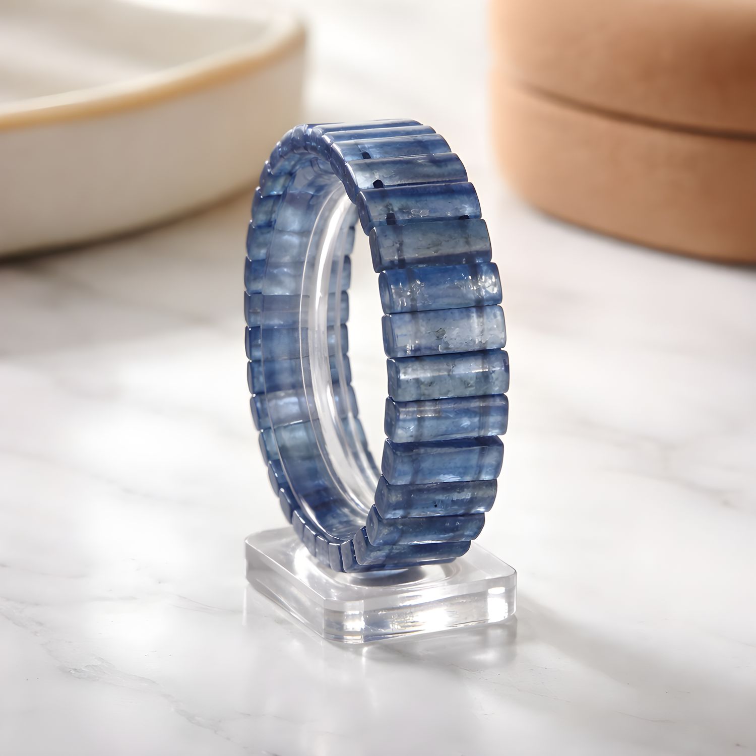 Natural Tanzanite Soft Bangle