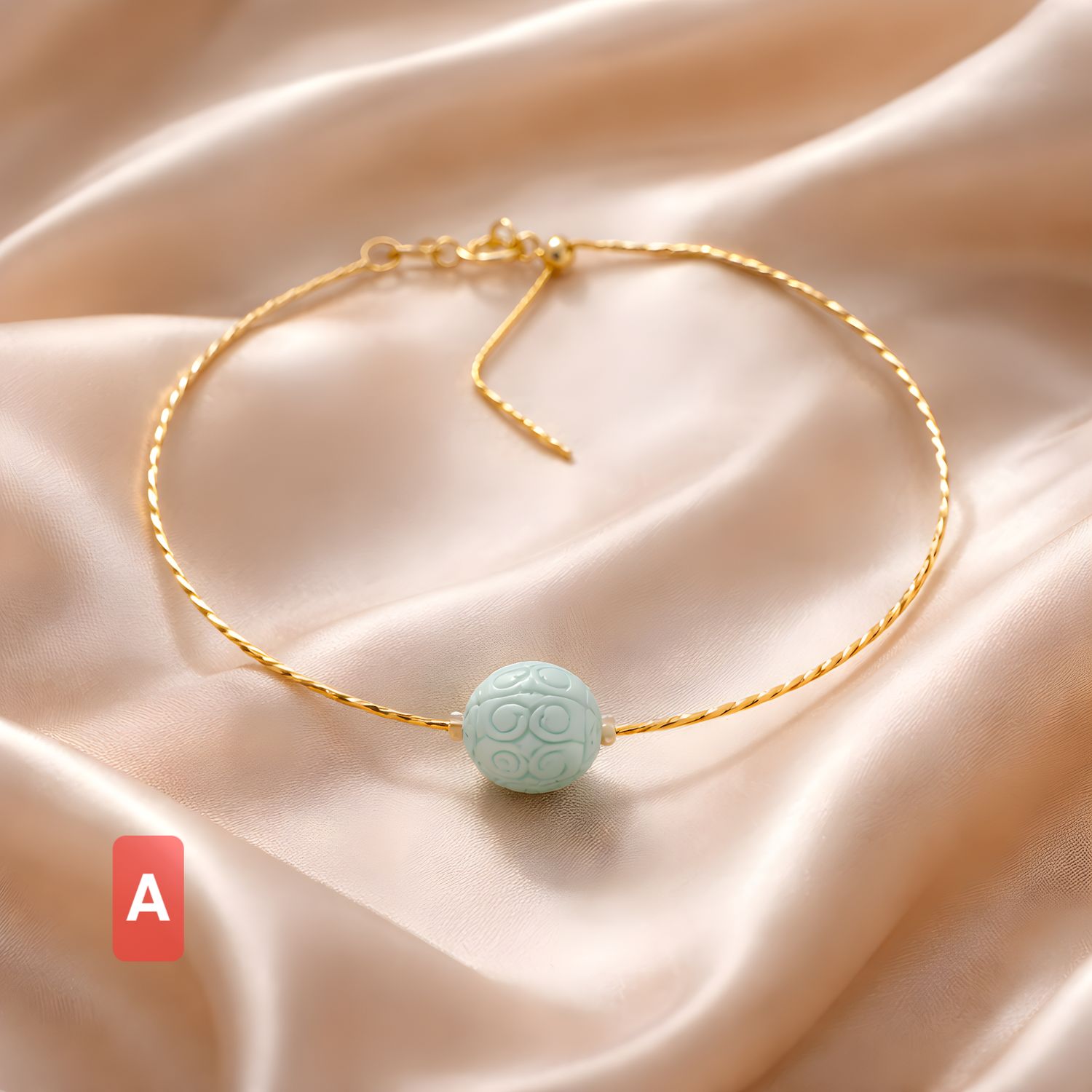 Natural Turquoise Lucky Turn Bracelet