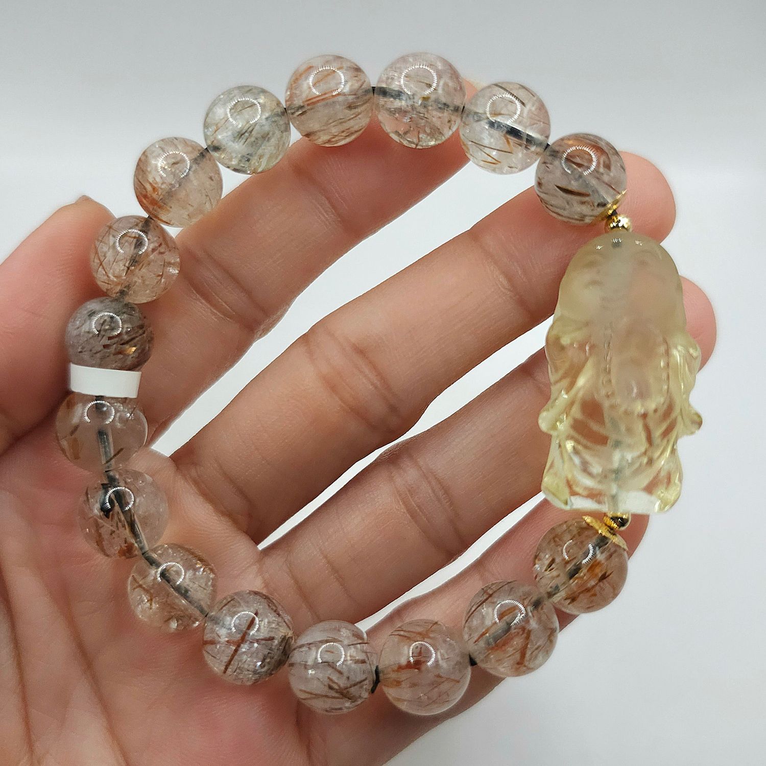 Naturap Black Golden Ruti x Buddha Citrine