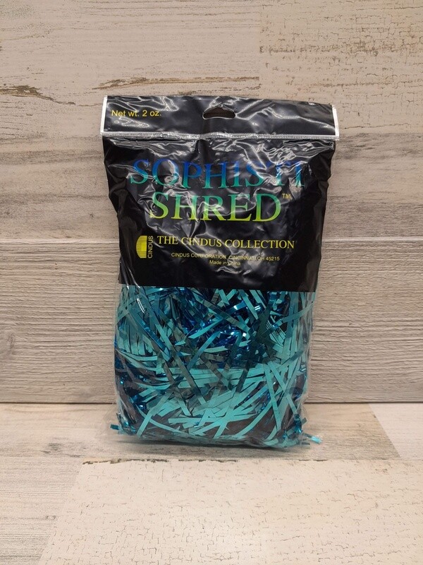 2oz Metallic Shreds Light Blue