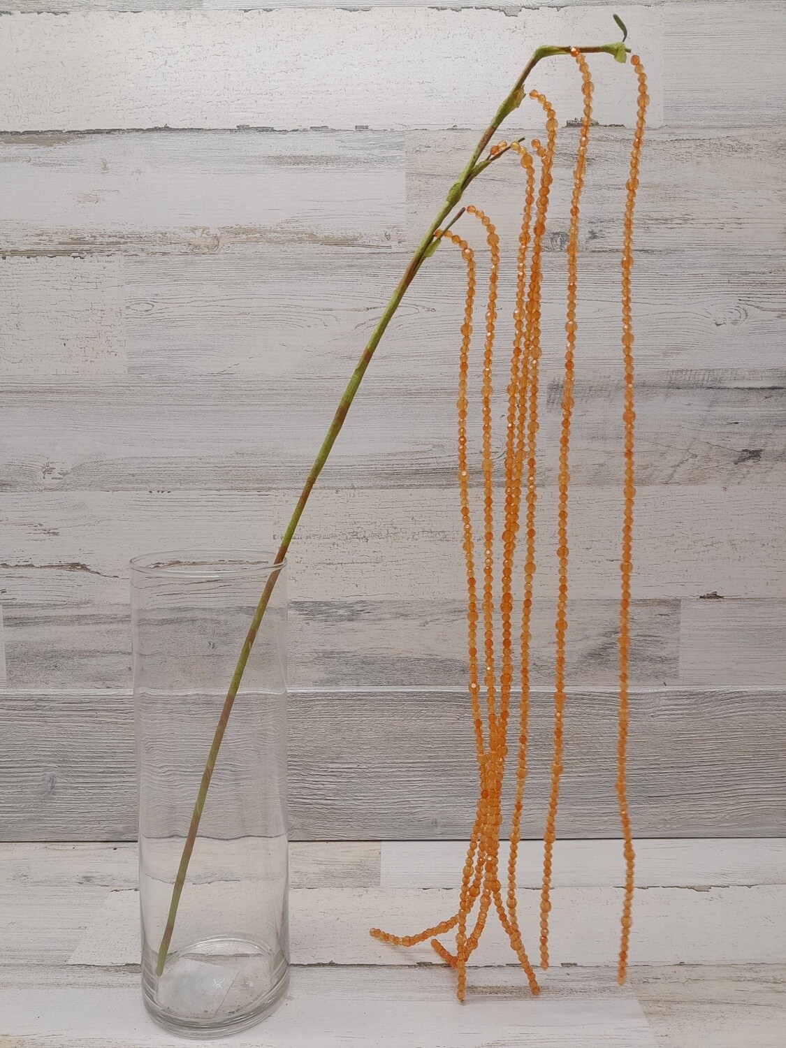 48&quot; Hanging Bead Vine Amber