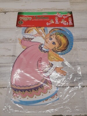 6pc 14.5&quot;-16.25&quot; Vintage Angel Cutouts